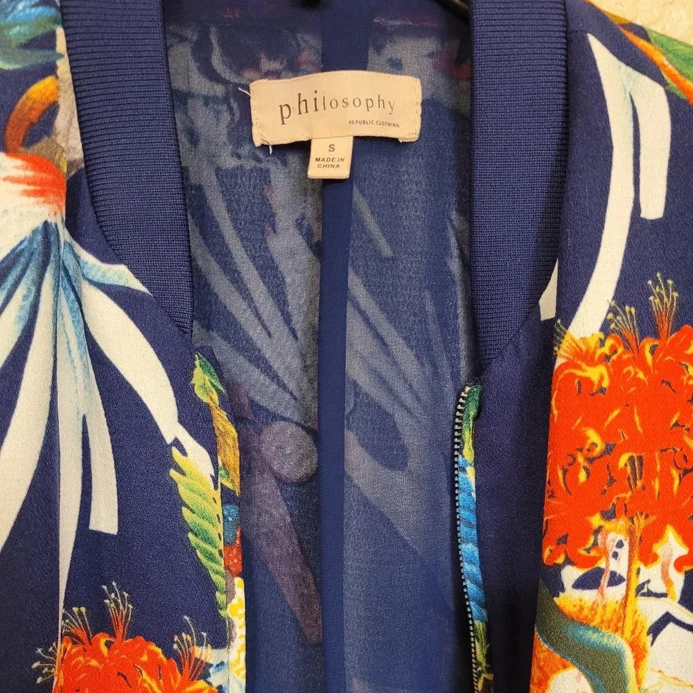 Philosophy tropical bomber jacket - Picture 4 of 9